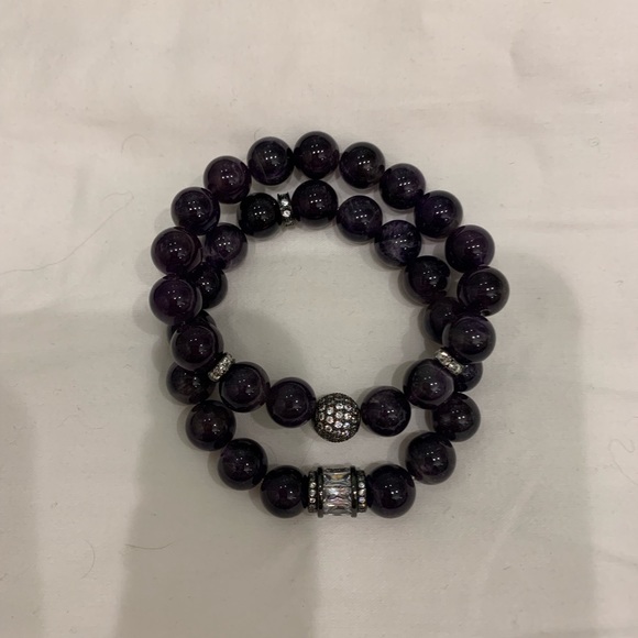Amethyst bracelets - Picture 3 of 3